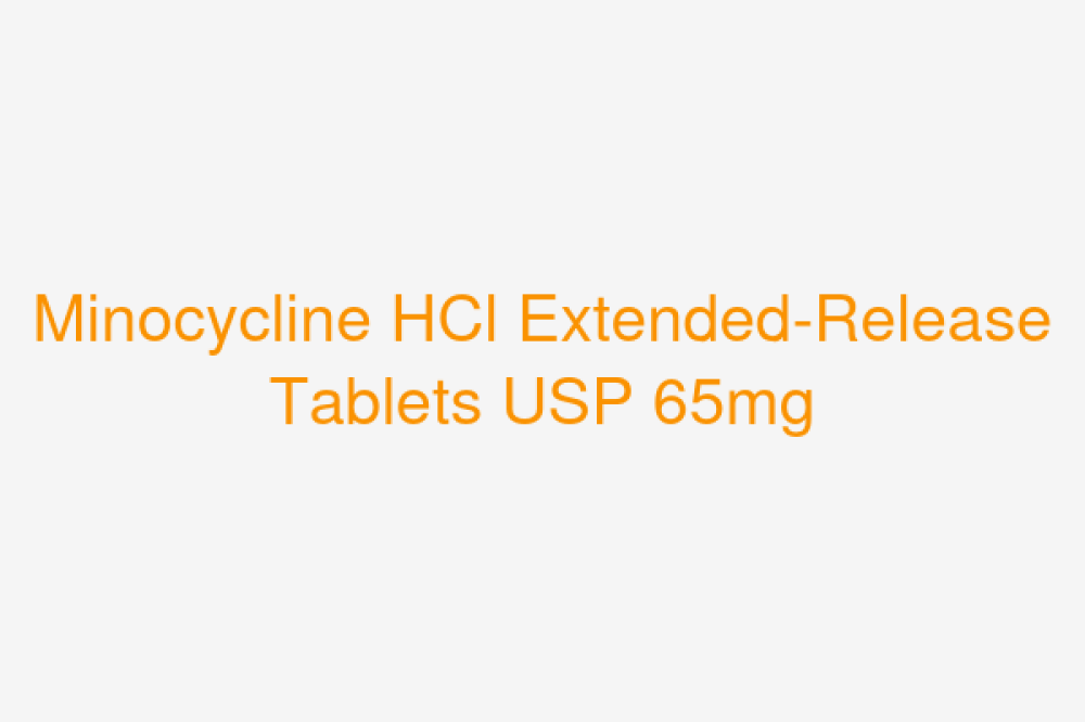MINOCYCLINE HCL ER TB105MG 30CPLT