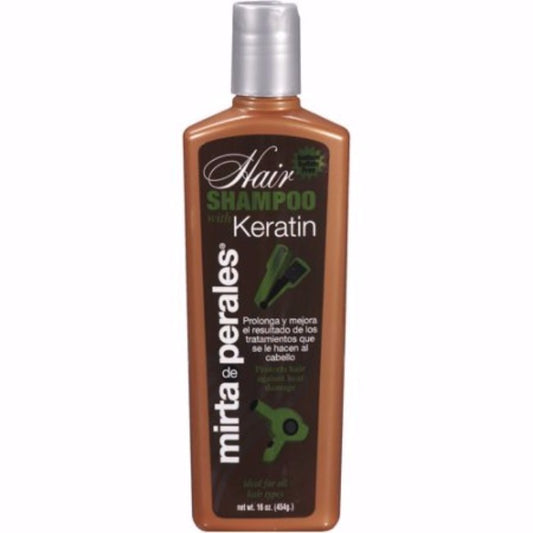 Mirta De Perales Shampoo With Keratin Sulfate-Free 16oz