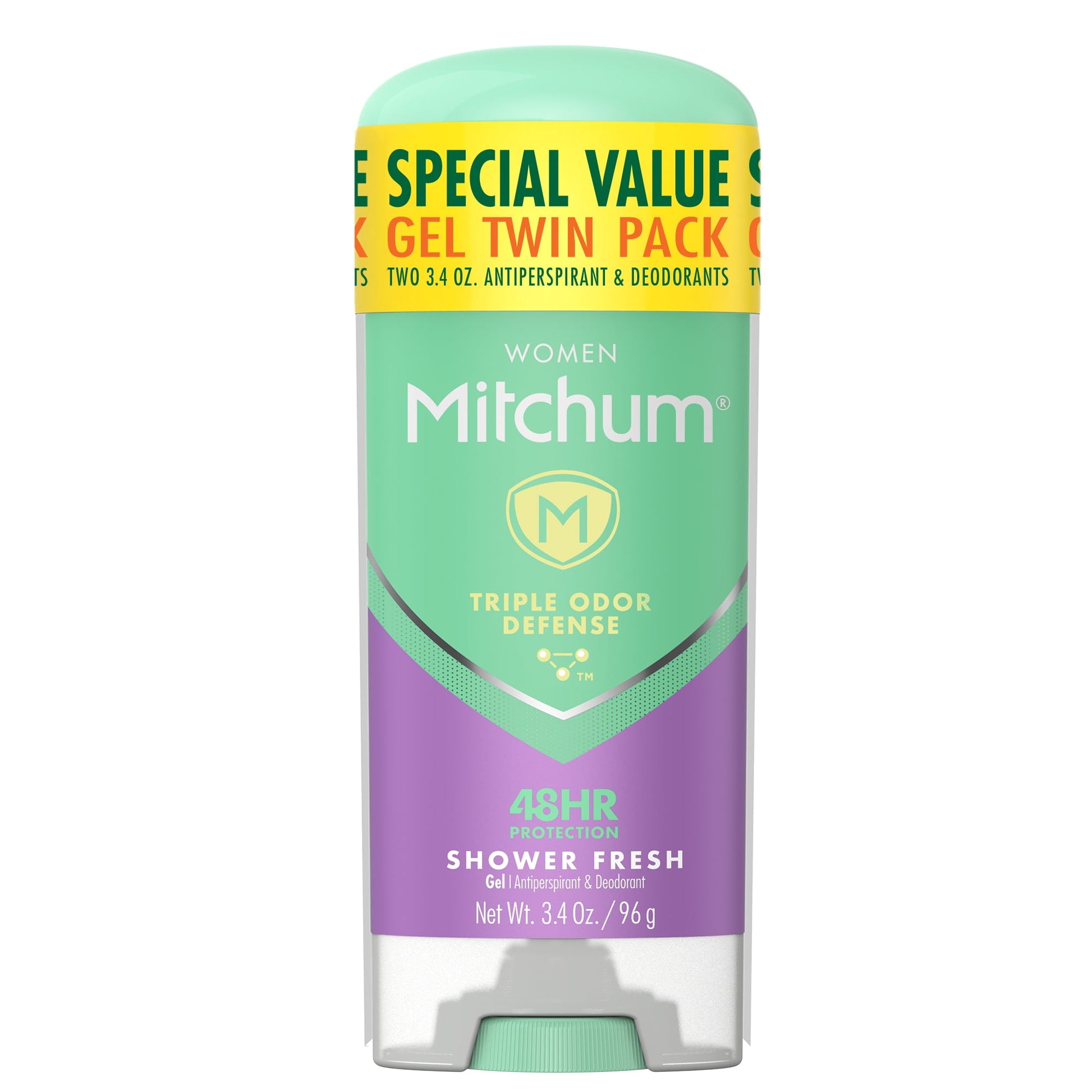 MITCHUM ODOR DEF GEL FRSH DEO 2X3.4OZ