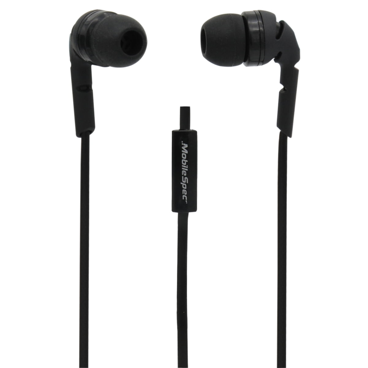 Brooklyn Audio Premium Angled Metal Corded Ear Buds With Microphone - Red
