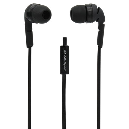 Brooklyn Audio Premium Angled Metal Corded Ear Buds With Microphone - Red