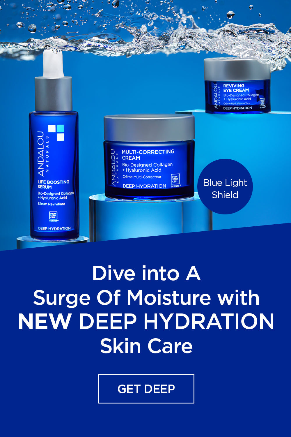 ANDALOU NATURALS CREAM,HYALURONIC DMAE,AGE