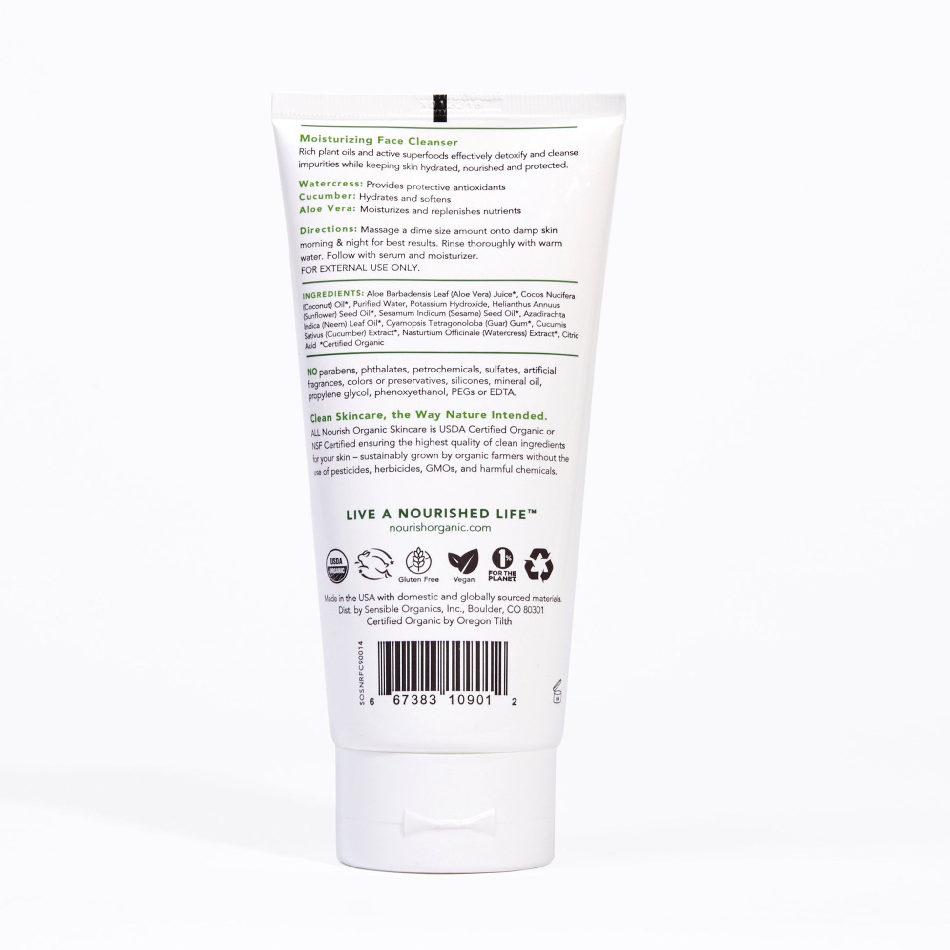 NOURISH FACE CLEANSER,OG2,MOIST