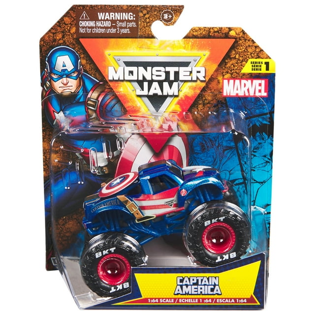 Monster Jam Marvel Official S.H.I.E.L.D. Monster Truck