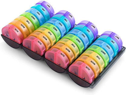 PILL ORGANIZER 2X W/SLV