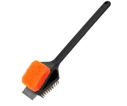 Mr. Bar-B-Q Dual Head Grill Brush with Scrub Pad