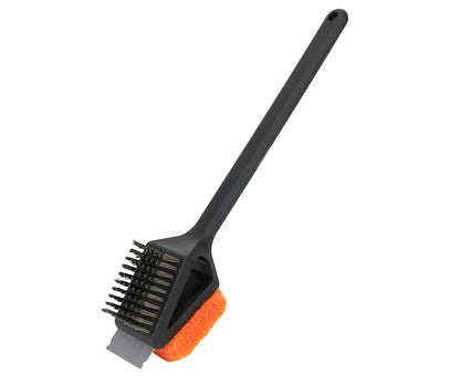 Mr. Bar-B-Q Dual Head Grill Brush Scrub Pad and Scraper