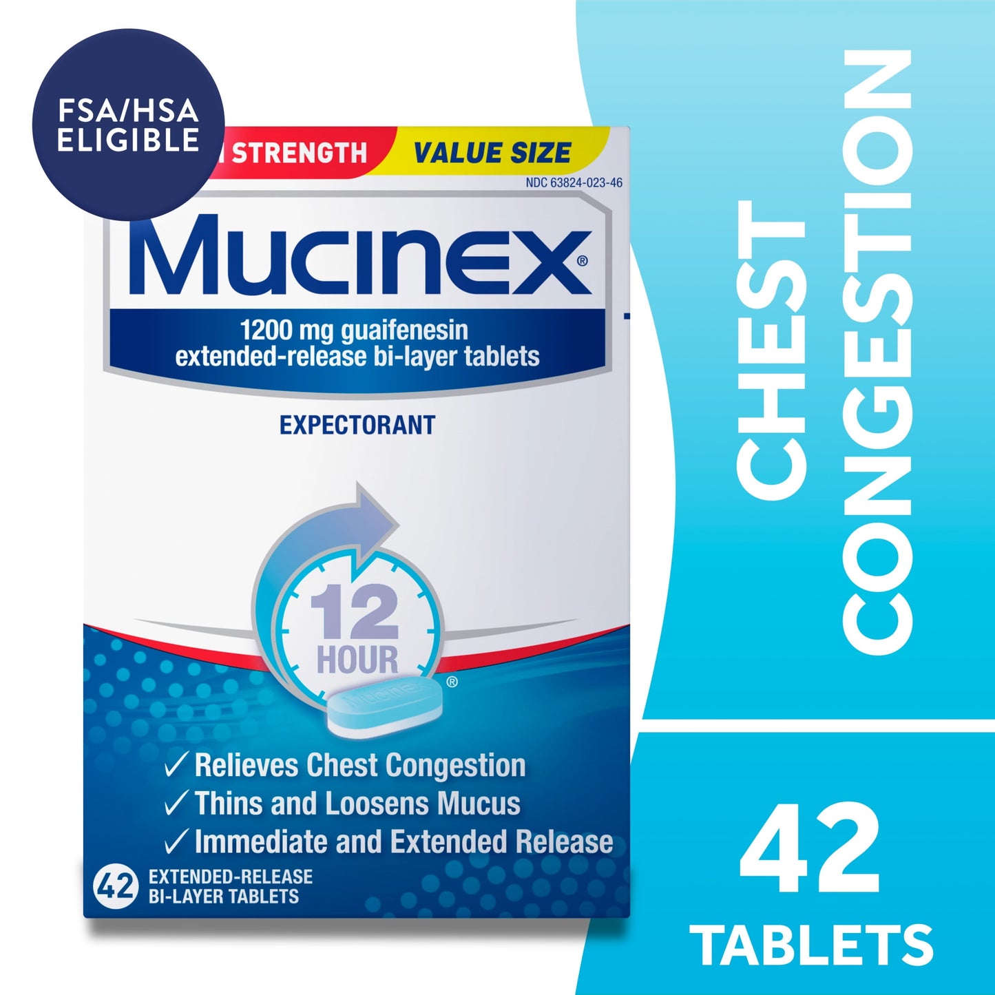 MUCINEX 12 HOUR MIXED PDQ. 26CT DL