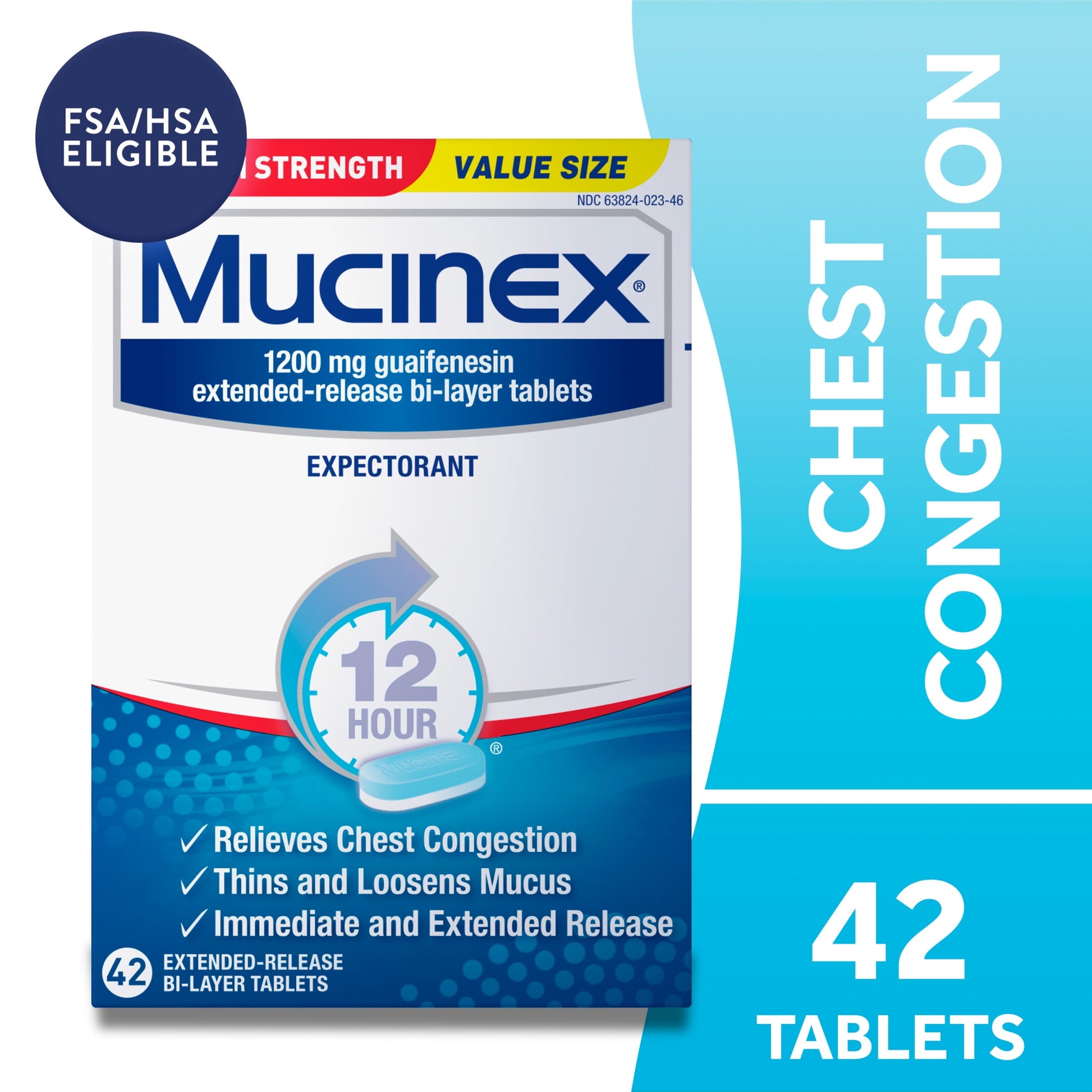 MUCINEX 12 HOUR MIXED PDQ. 26CT DL