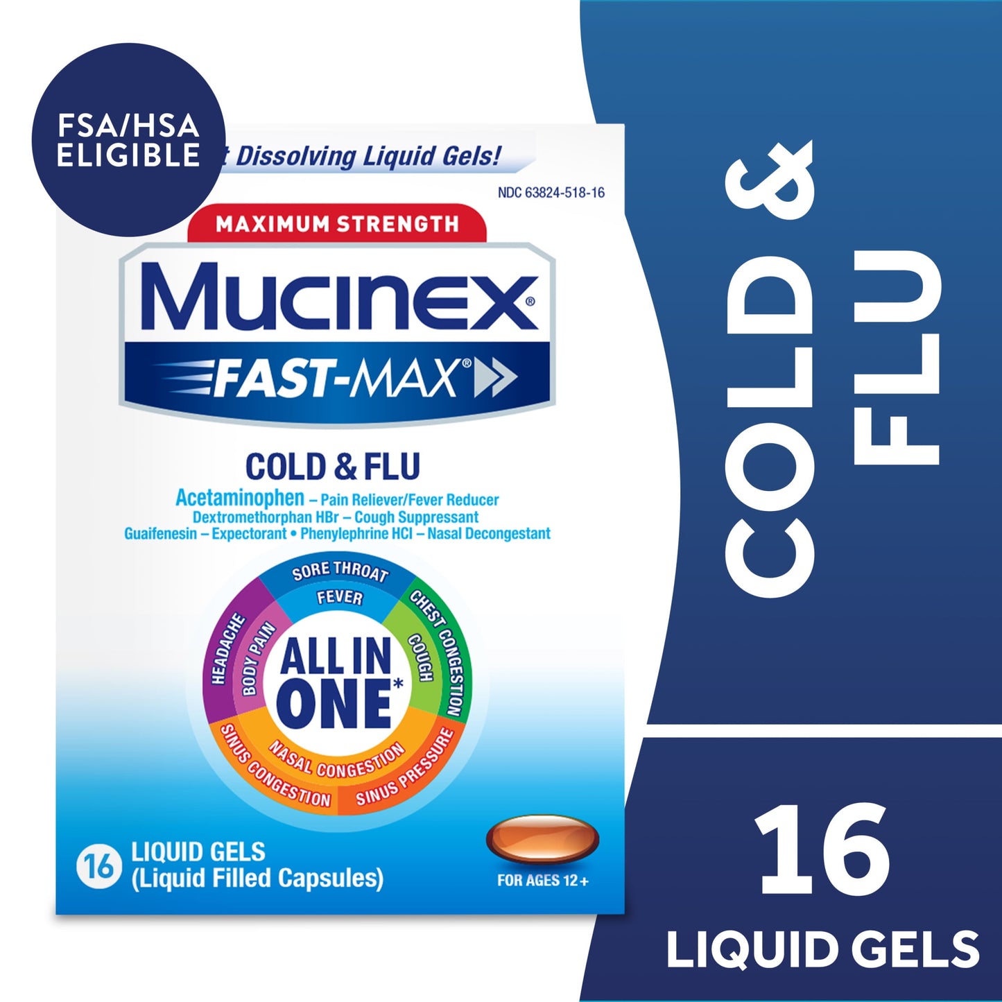 GNP MUCUS RLF CLD FLU&THROAT MAX STR 6OZ
