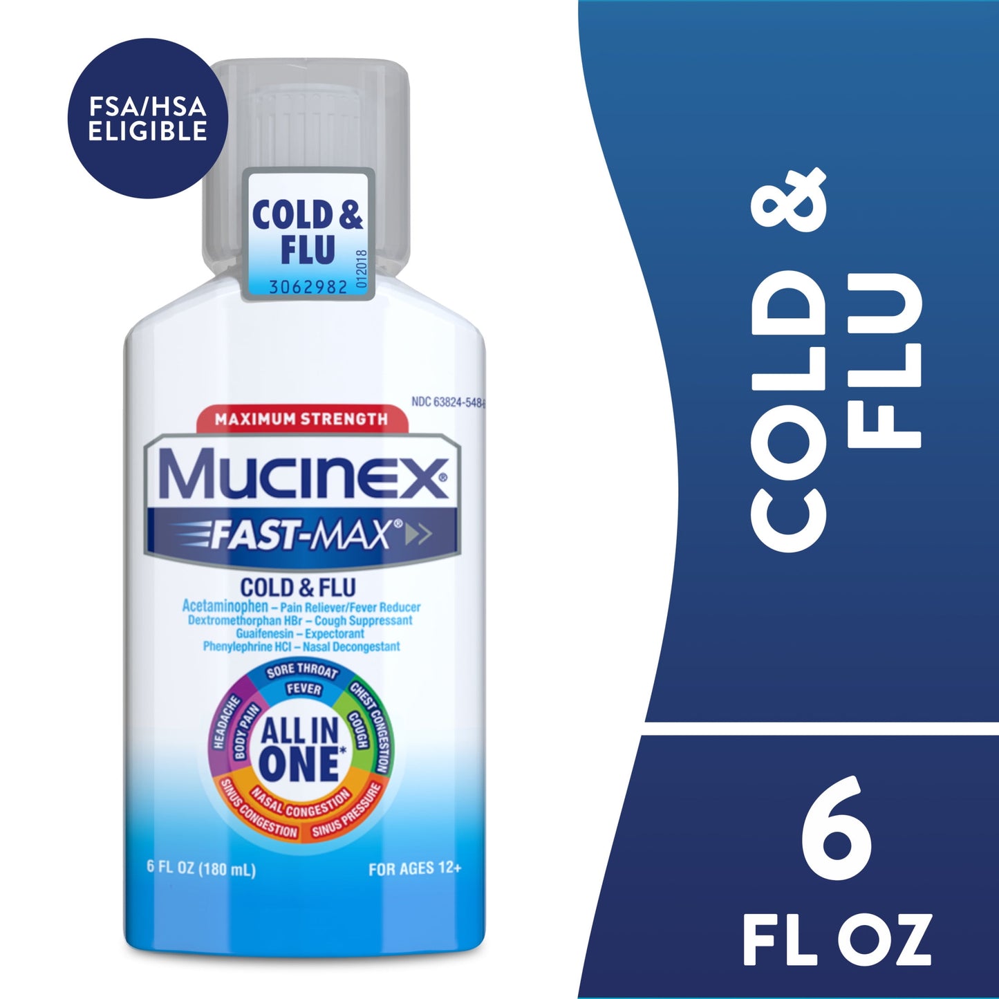 MUCINEX FASTMAX SVR CNGSTN&CGH CPL 20CT