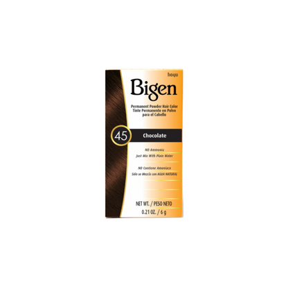 Bigen Powder Hair Color #45 Chocolate 0.21oz