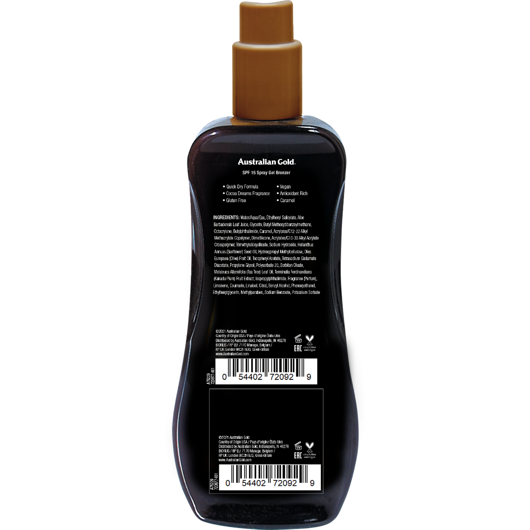 INSTANT BRONZER SP237ML GEL SPF15