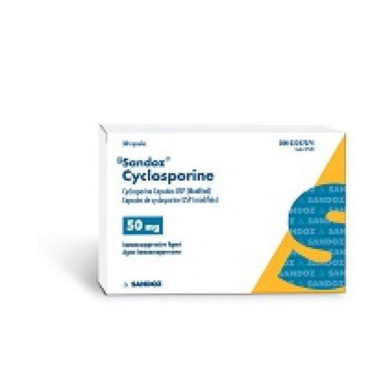 CYCLOSPORINE GC 50MG 30UD SFG