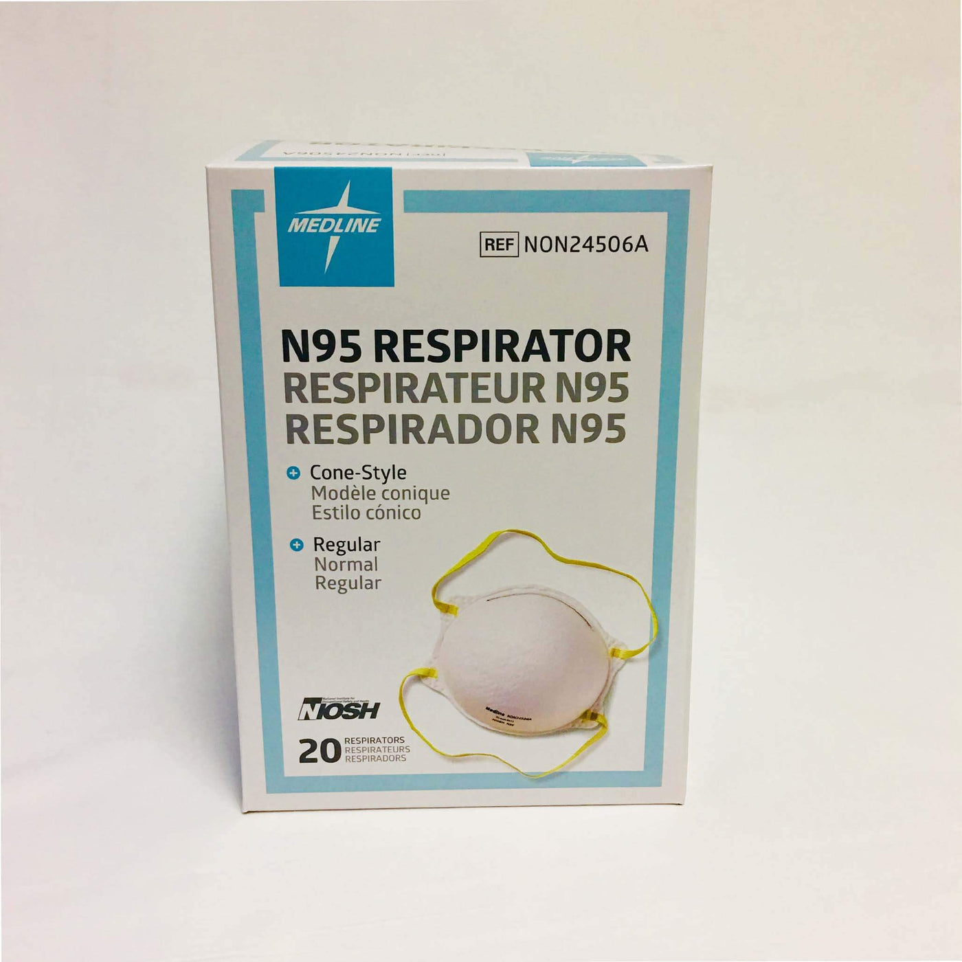 CAREMATES N95 NIOSH CONE MASKS 10CT