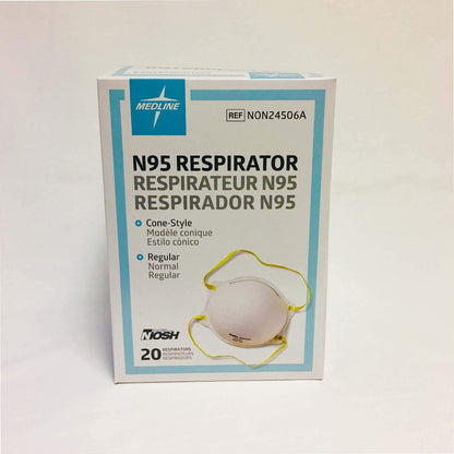 CAREMATES N95 NIOSH CONE MASKS 10CT