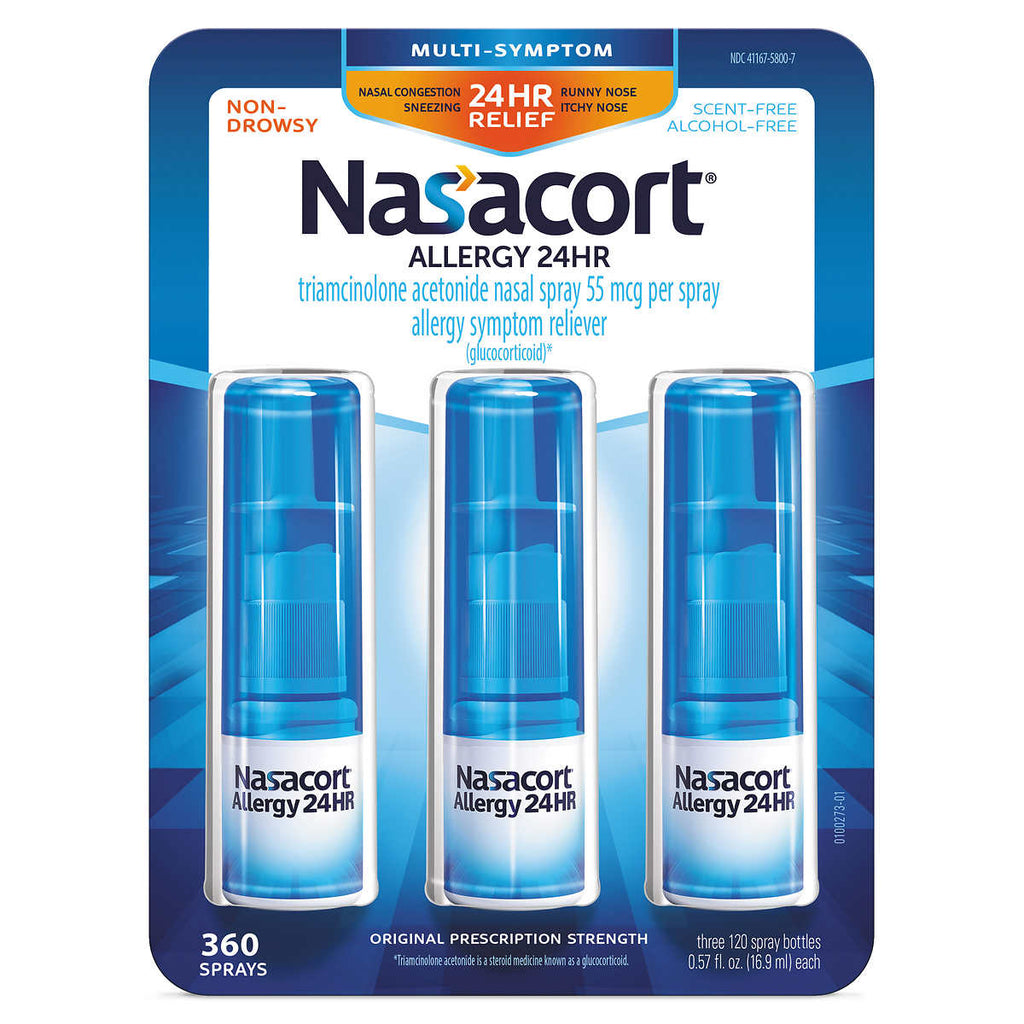 NASACORT OTC 120 SPRAYS 0.57OZ