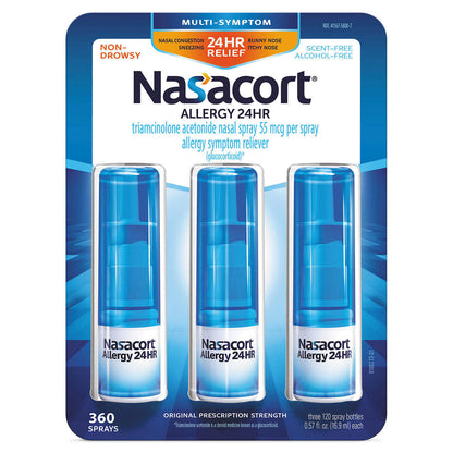 NASACORT OTC 60 SPRAYS 0.37OZ