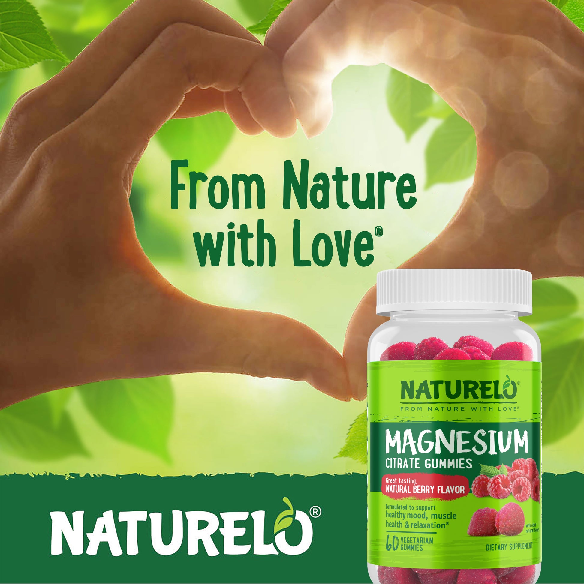MAGNESIUM GUMMIES 60CT NAT TRU