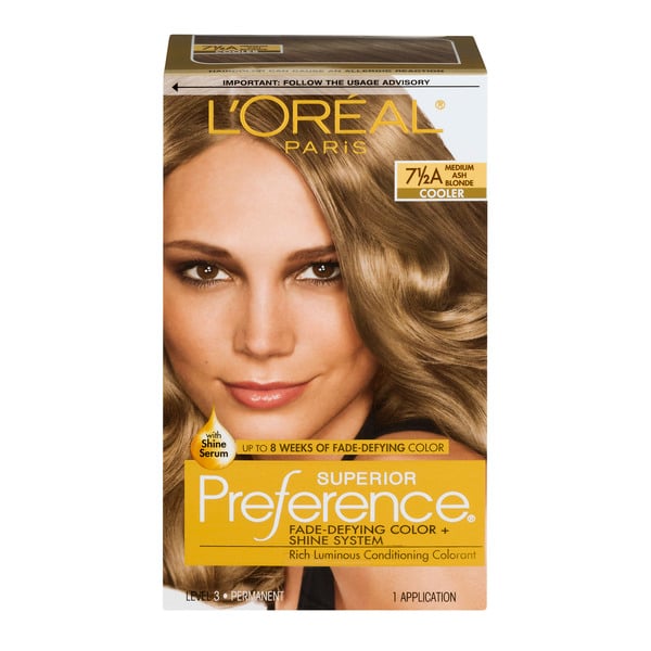 L'ORÉAL PARIS Superior Preference Permanent Hair Color, 8A Ash Blonde, 6.5 fl. oz.