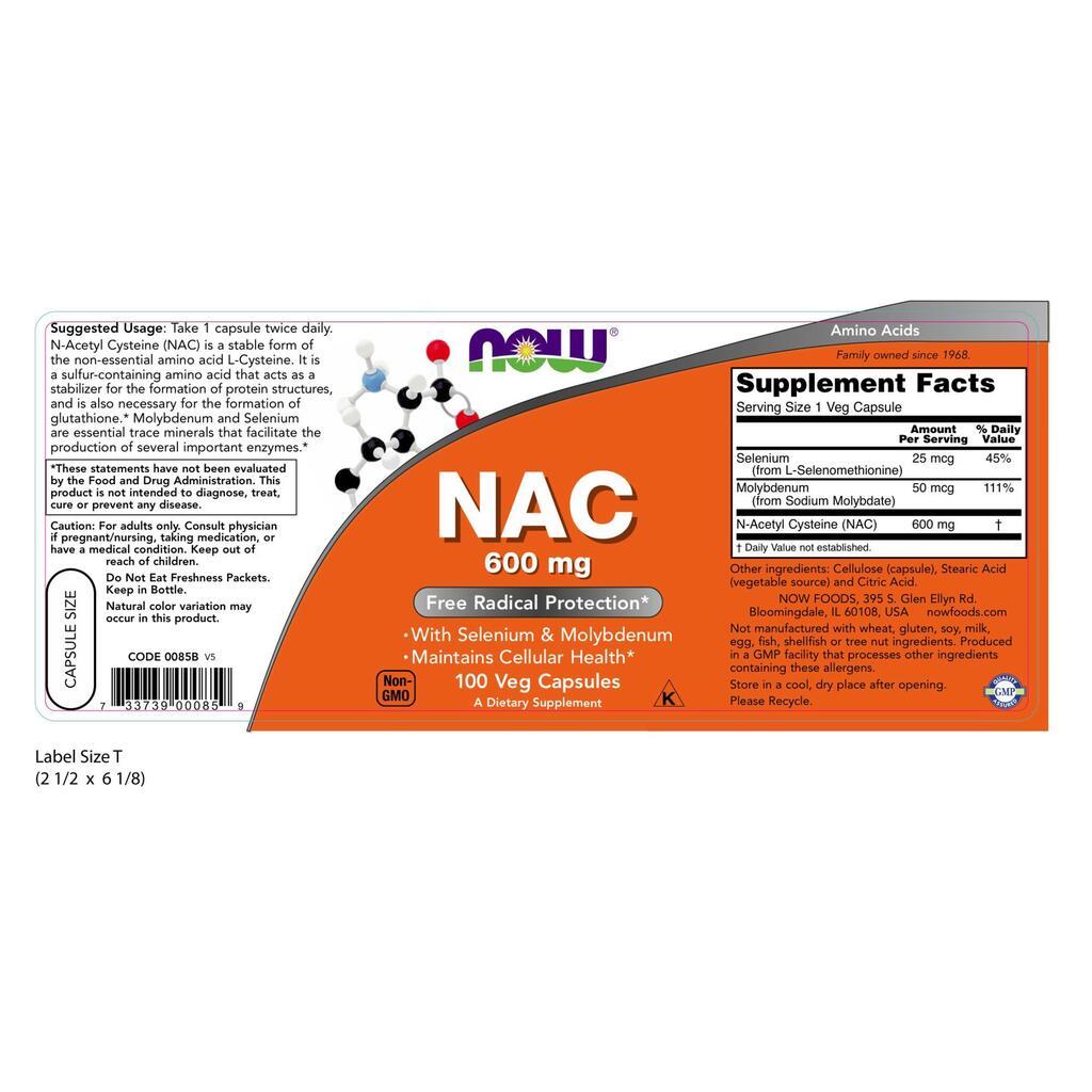 NT NAC TB 600MG 60 GF CPLT