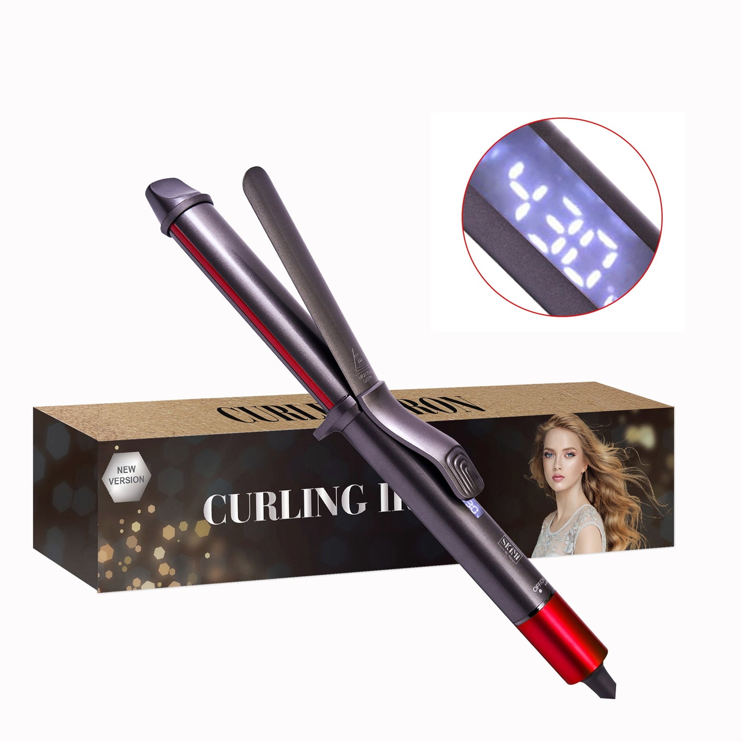 CONAIR InfinitiPro Tourmaline Ceramic Flat Iron, 1"