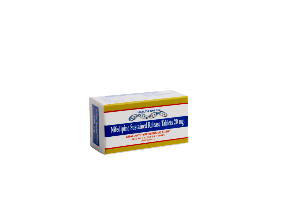 NIFEDIPINE GC 20MG 100 SFG