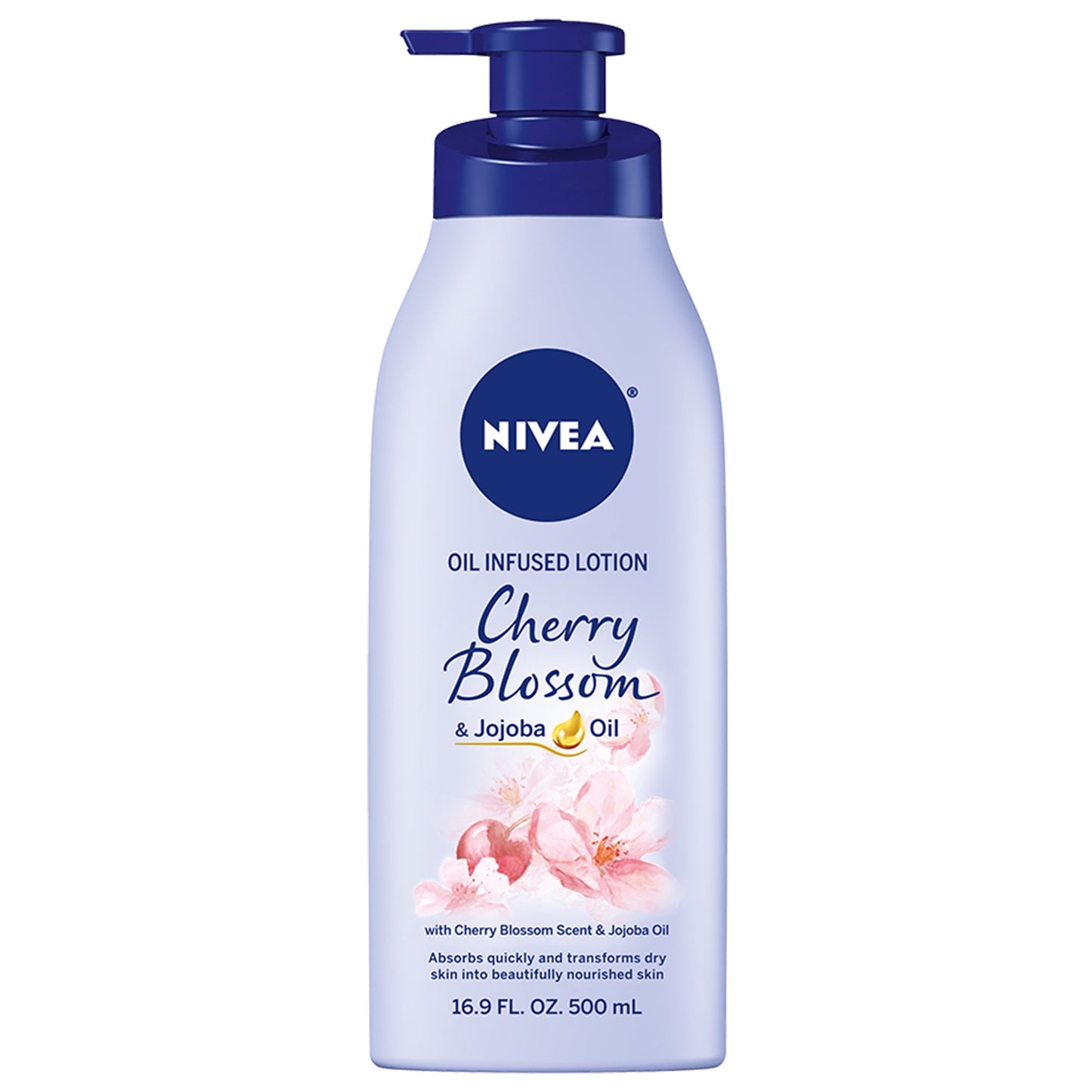Nivea Lotion Oil-Infused Cherry/Jojoba Oil 16.9oz Pump