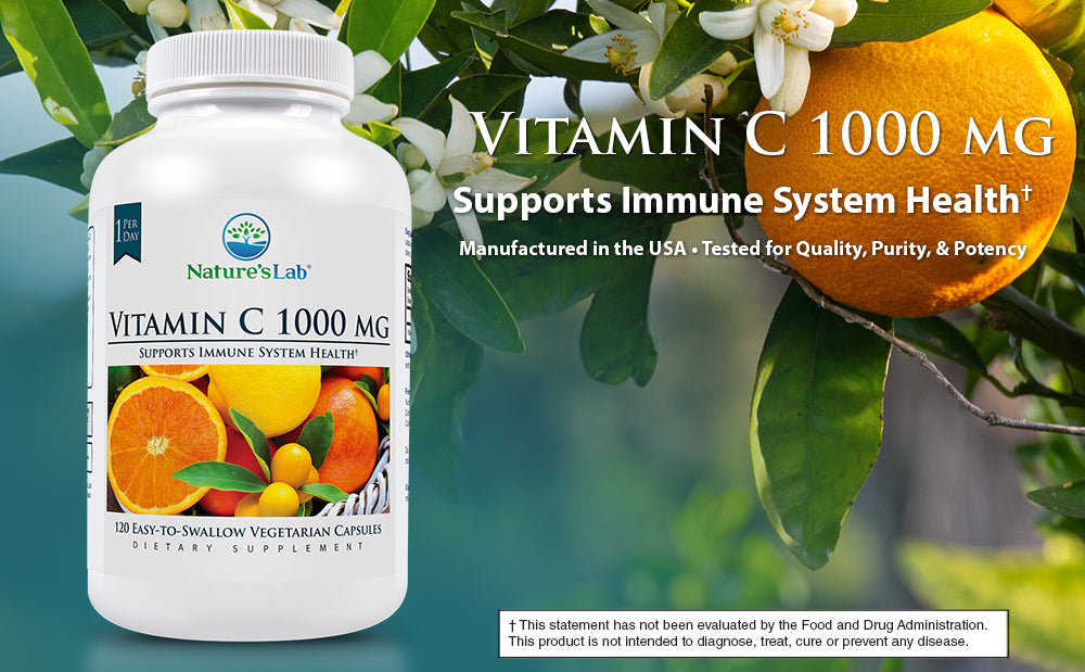 NATURE'S ANSWER VITAMIN C,1000 MG,VC