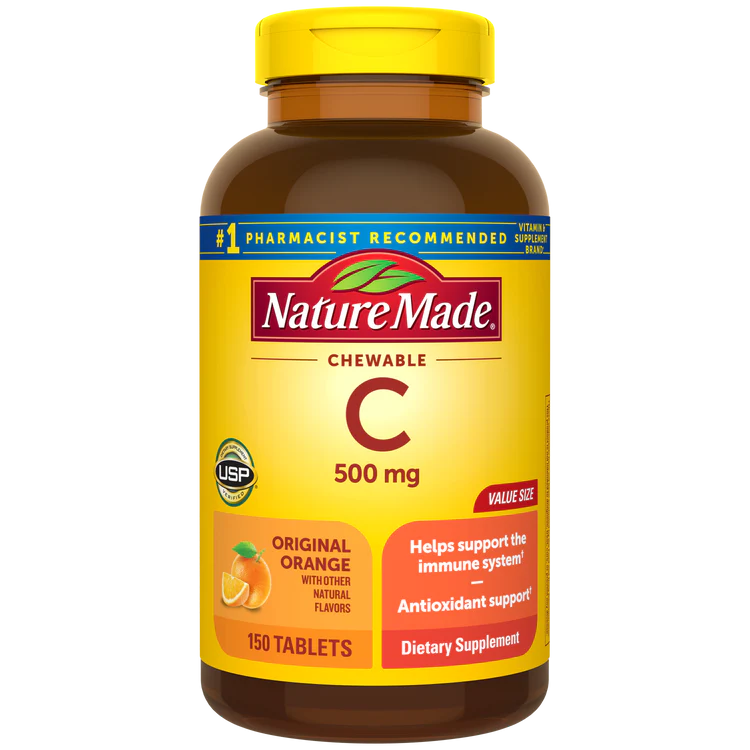 VIT C 500MG TABLET 250CT NAT MADE