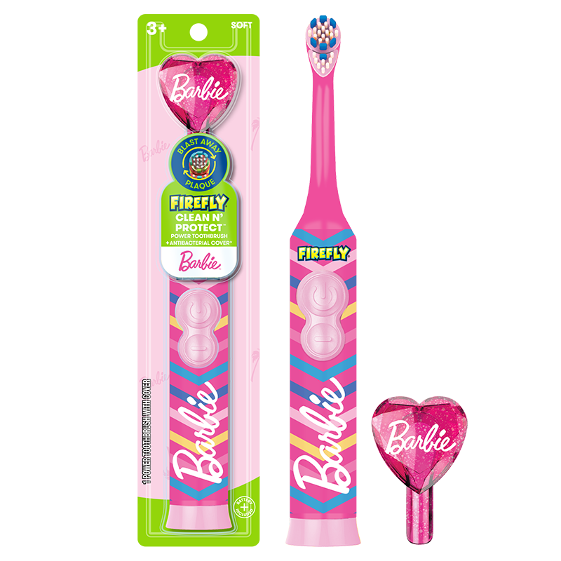 Firefly Toothbrush Barbie Soft Battery Powered With Cover