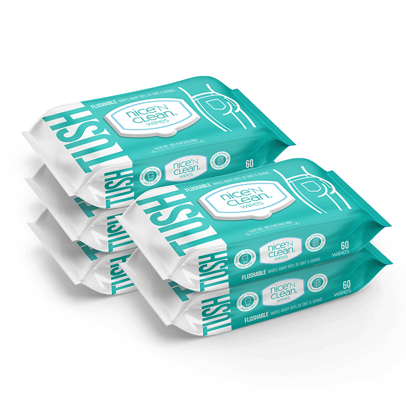 WIPES,TUSH,MED,FLUSHABLE