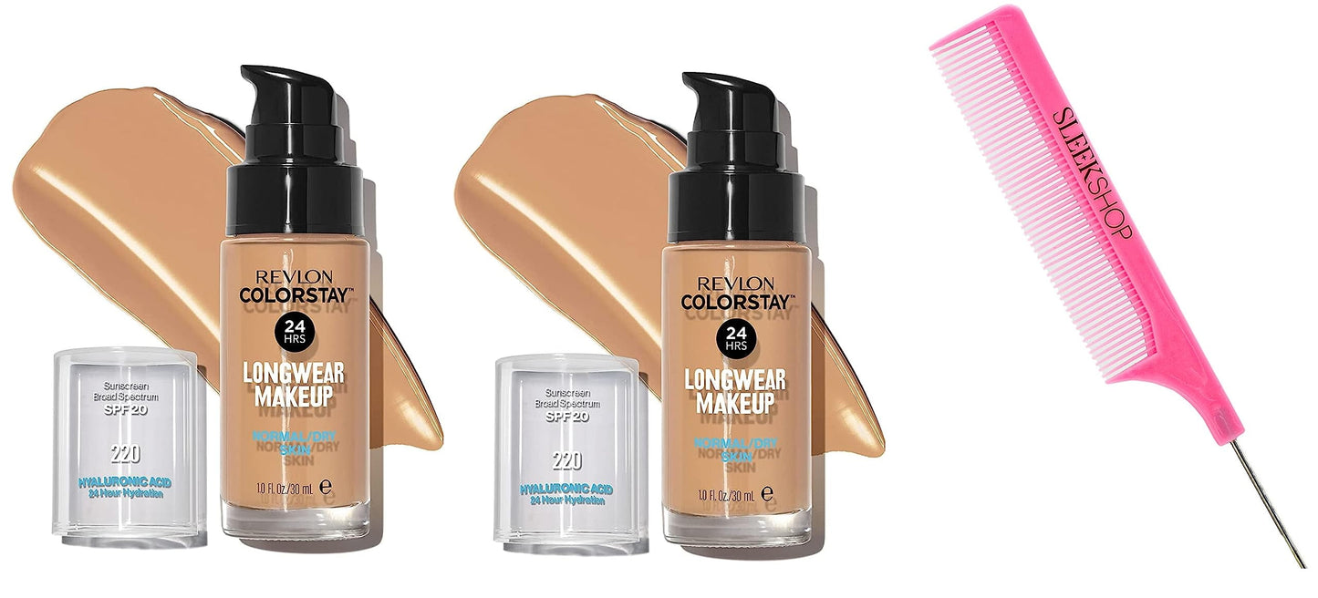 REVLON ColorStay Foundation for Normal & Dry Skin - 455 Honey Beige