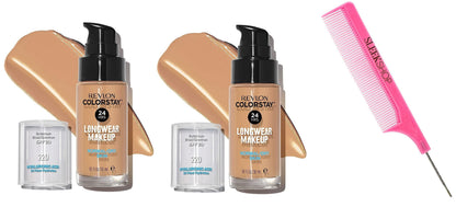 REVLON ColorStay Foundation for Normal & Dry Skin - 455 Honey Beige