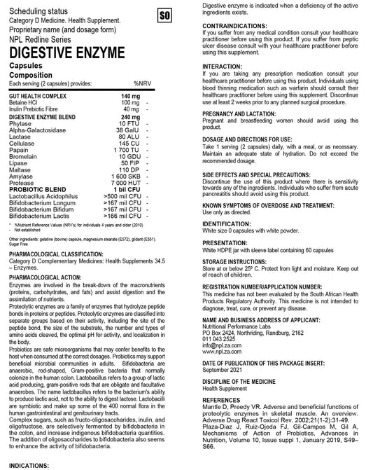 DIGESTIVE ENZYME CX CP 90 DSHP