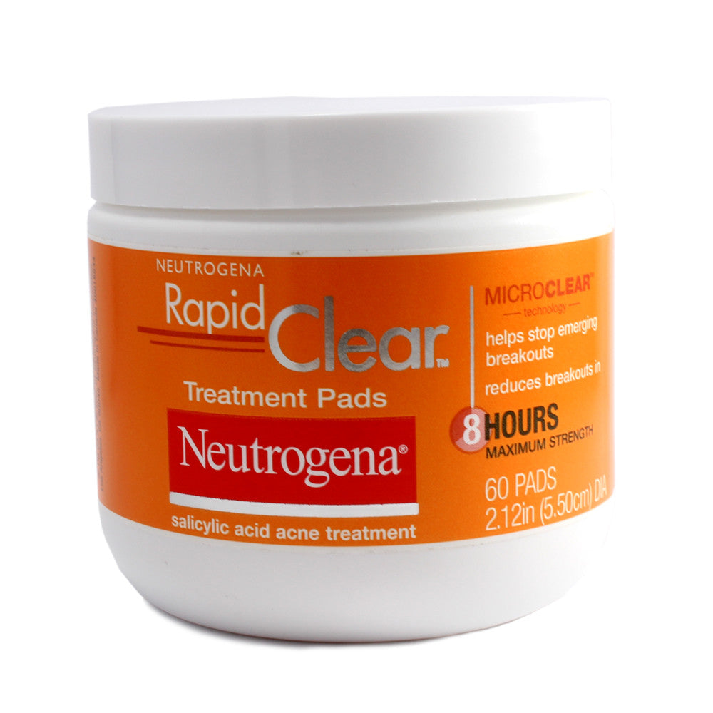 Neutrogena Rapid Clear Treatment Pads 60 Count Jar