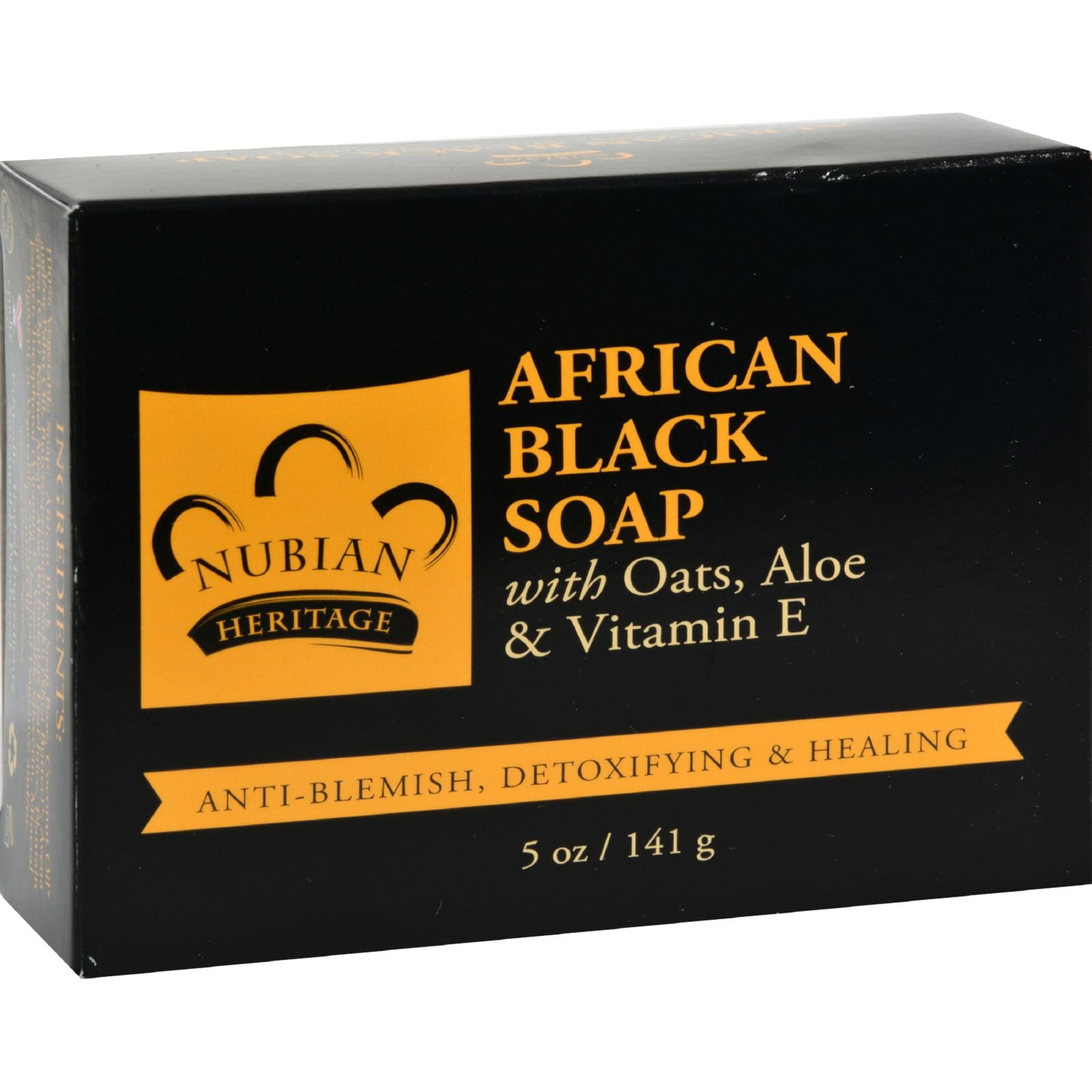 NUBIAN SOAP AFRICAN BLACK   5OZ