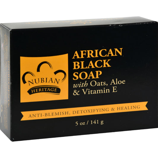 NUBIAN SOAP AFRICAN BLACK   5OZ