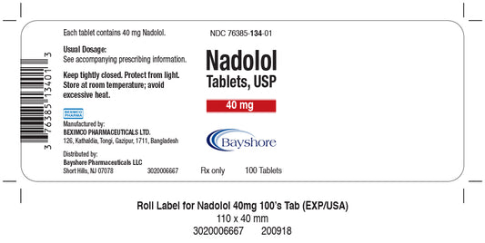 NADOLOL TB 80MG 100