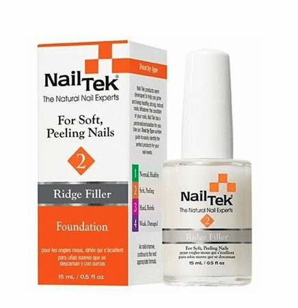 NailTek Ridge Filler Formula 2 - Clear, 0.5 oz