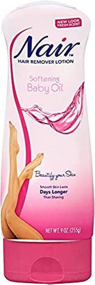 NAIR BABY OIL LOTION 9OZ