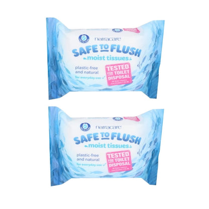 NATRACARE MOIST TISSUE,SAFE 2 FLUSH