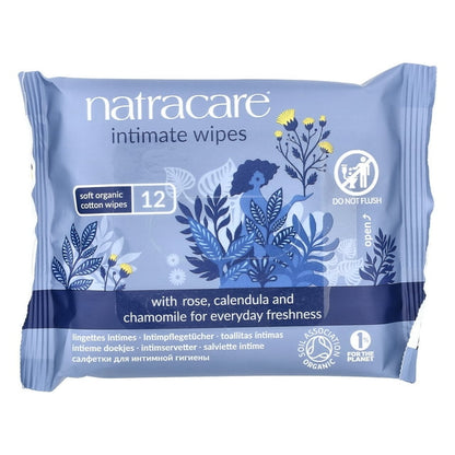 NATRACARE WIPES,INTIMATE,COTTON