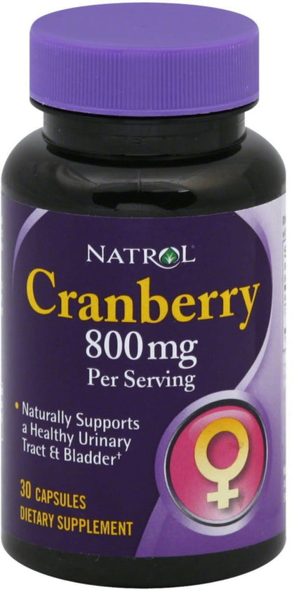 NATROL CRANBERRY CP 430MG 30