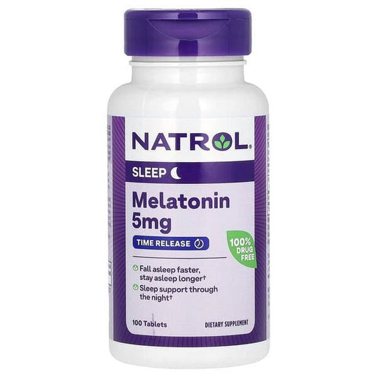 NATROL MELATONIN TR TB 5MG 100