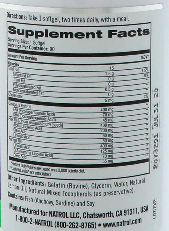 NATROL OMEGA-3 COMPLEX