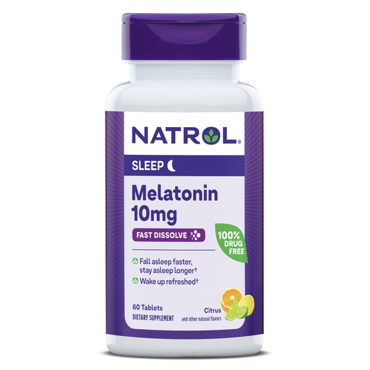 MELATONIN 10MG TAB FAST DSLV 60CT NATROL