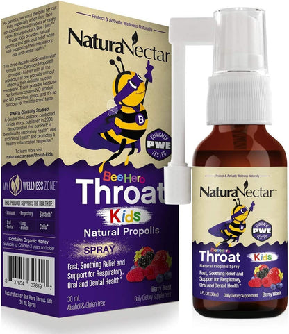 HERBS FOR KIDS THROAT SPRAY,PEPPERMINT