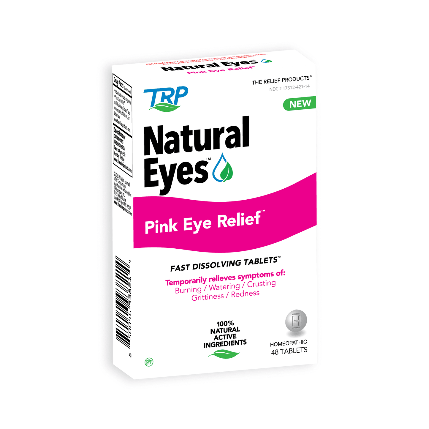 NATURAL EYES NATURAL EYE RELIEF,PINK