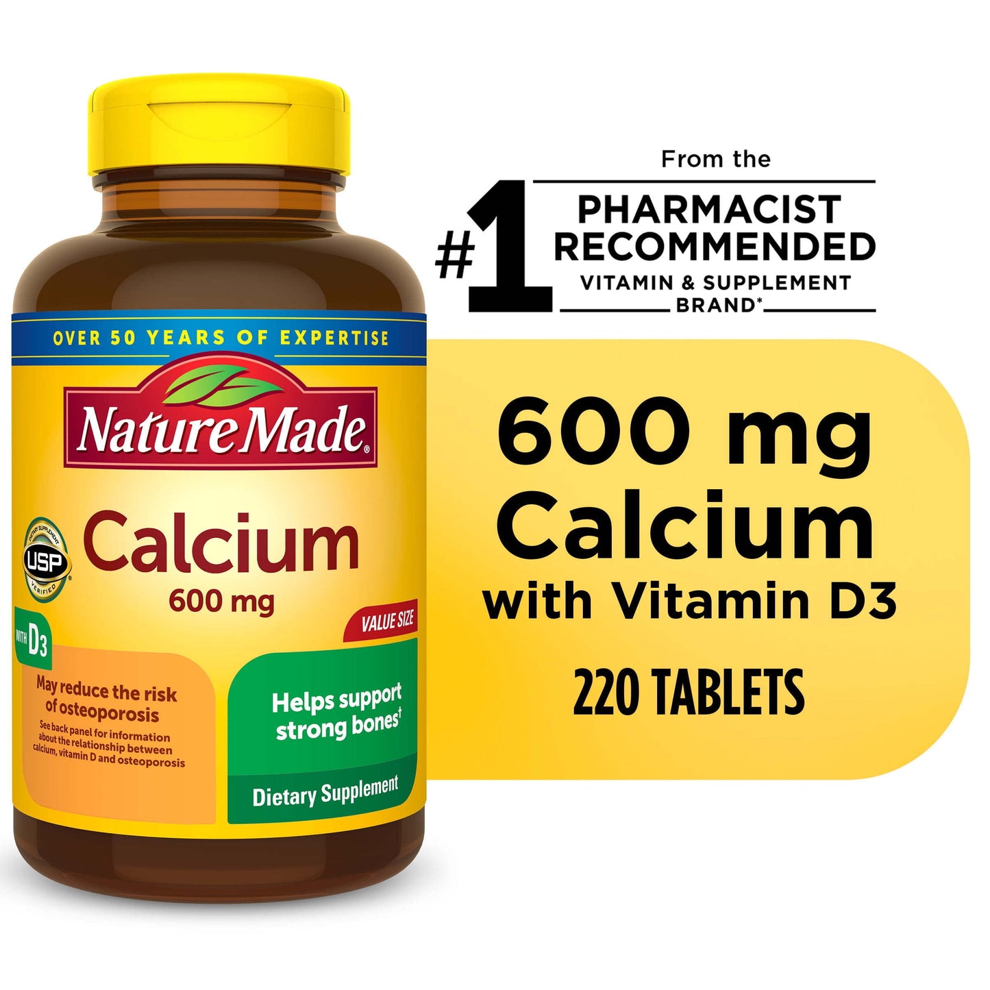 CALCIUM W/ VITAMIN D3 600MG-5MCG TAB 150